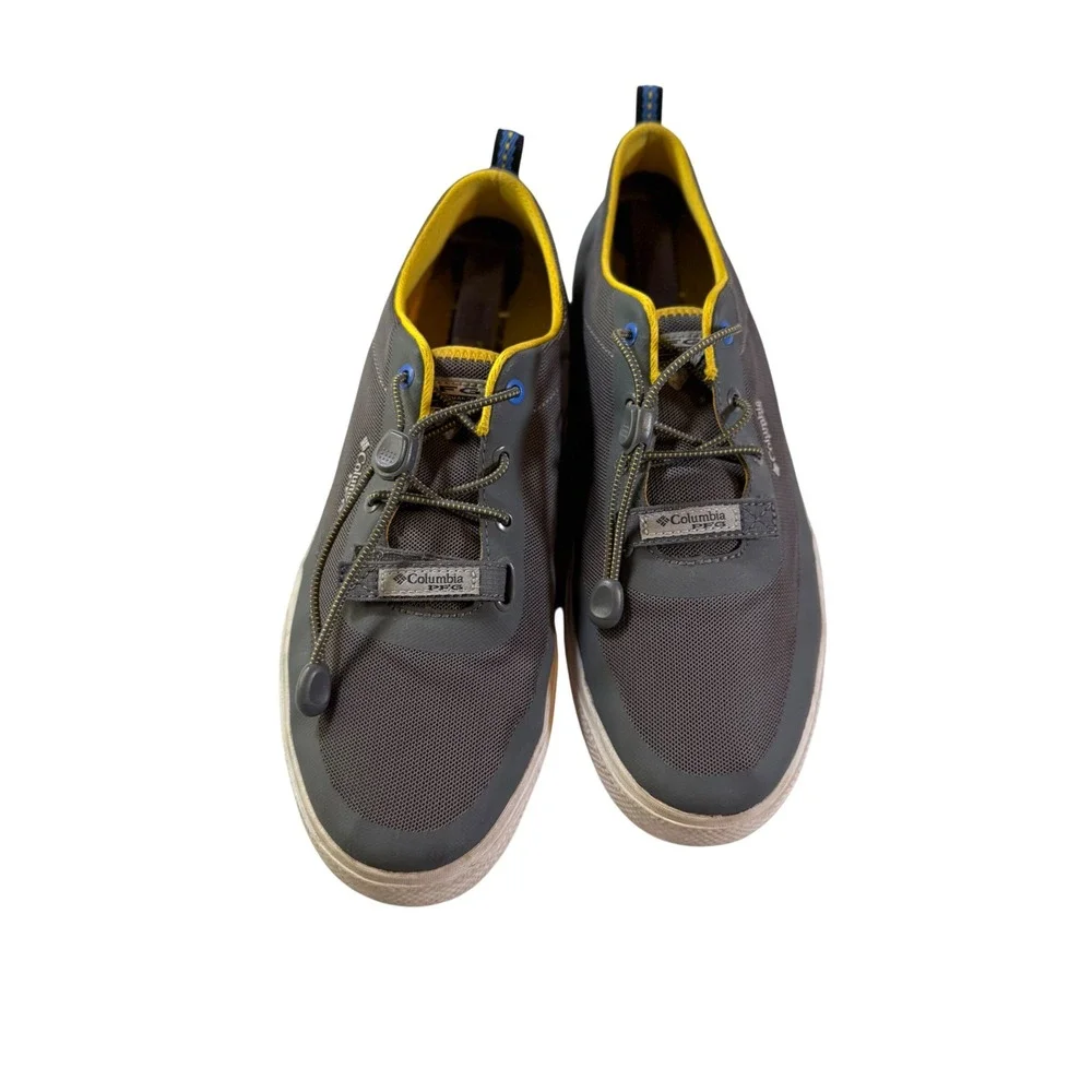 Columbia PFG Boat Shoes Mens 9 Grey Blood n Guts Gorpcore Fisherman Core Coastal